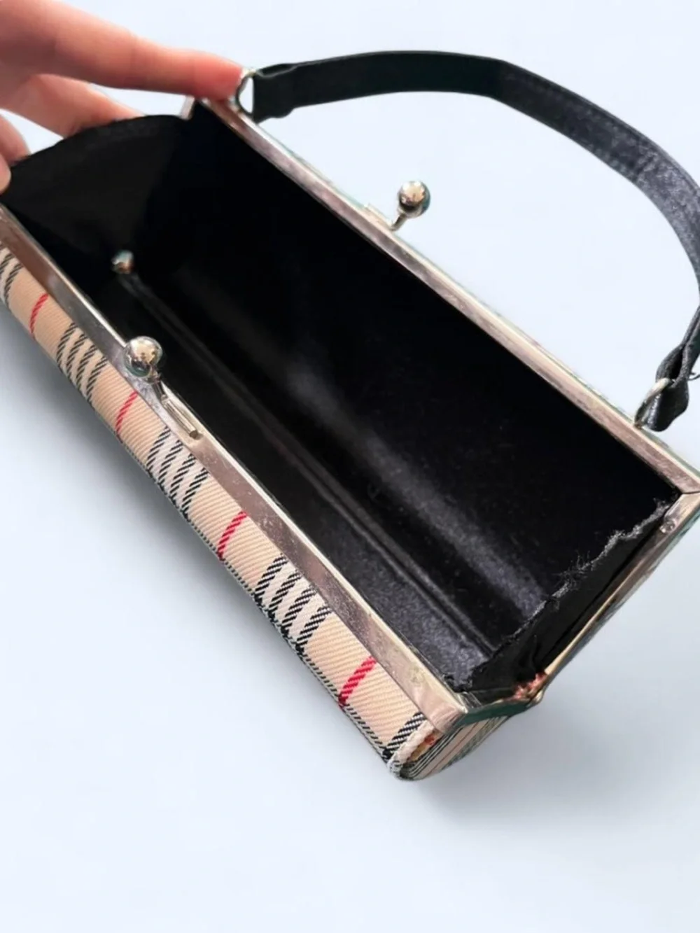 90s Plaid Cosmetic Bag by Show Colors